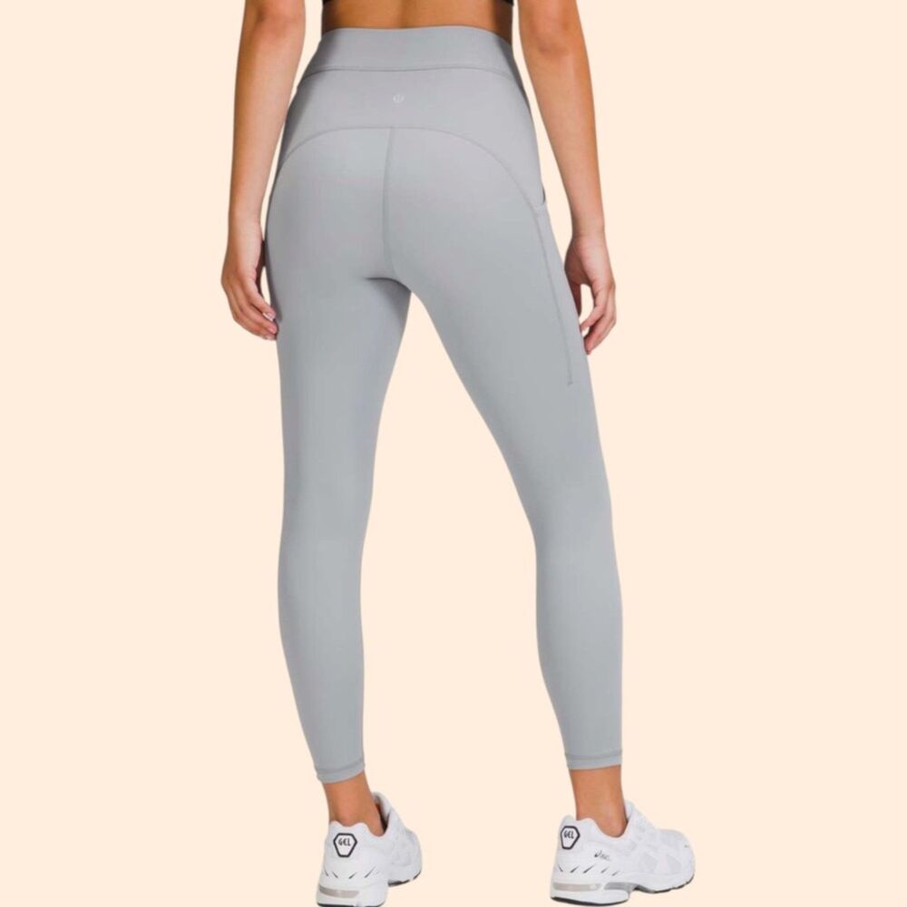 Lululemon Power Thru Tight 25" Rhino Grey